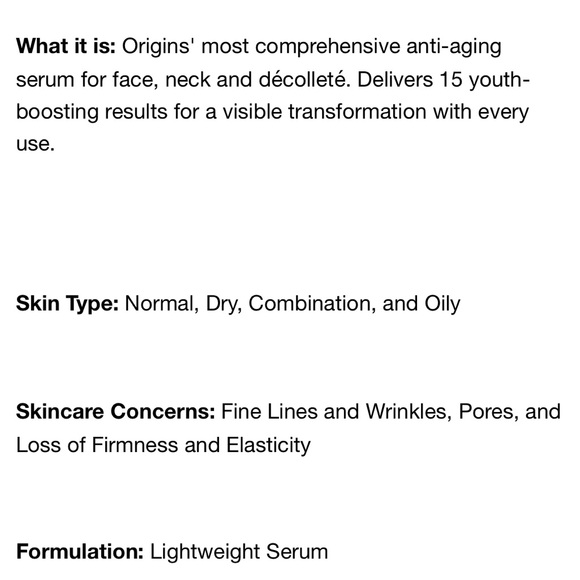 NEW VALUE SIZE ORIGINS PLANTSCRIPTION ANTI AGING SERUM 50 ml - Picture 6 of 9